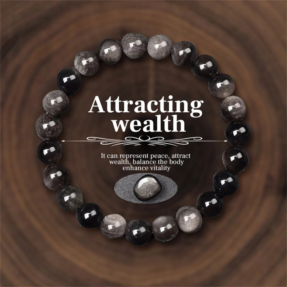 8mm Natural Stone Beaded Bracelets For Women Men Bring Wealth Love Energy Protection Crystal Beads Bracelets Meditation Jewelry