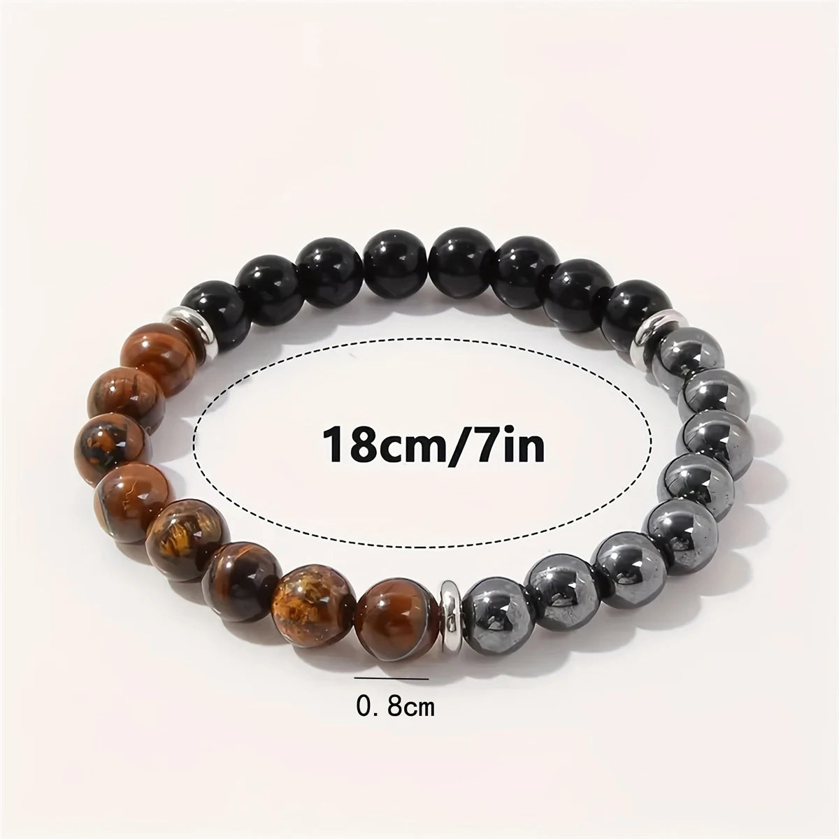 Triple Protection Bracelet – Tiger Eye, Black Obsidian & Hematite