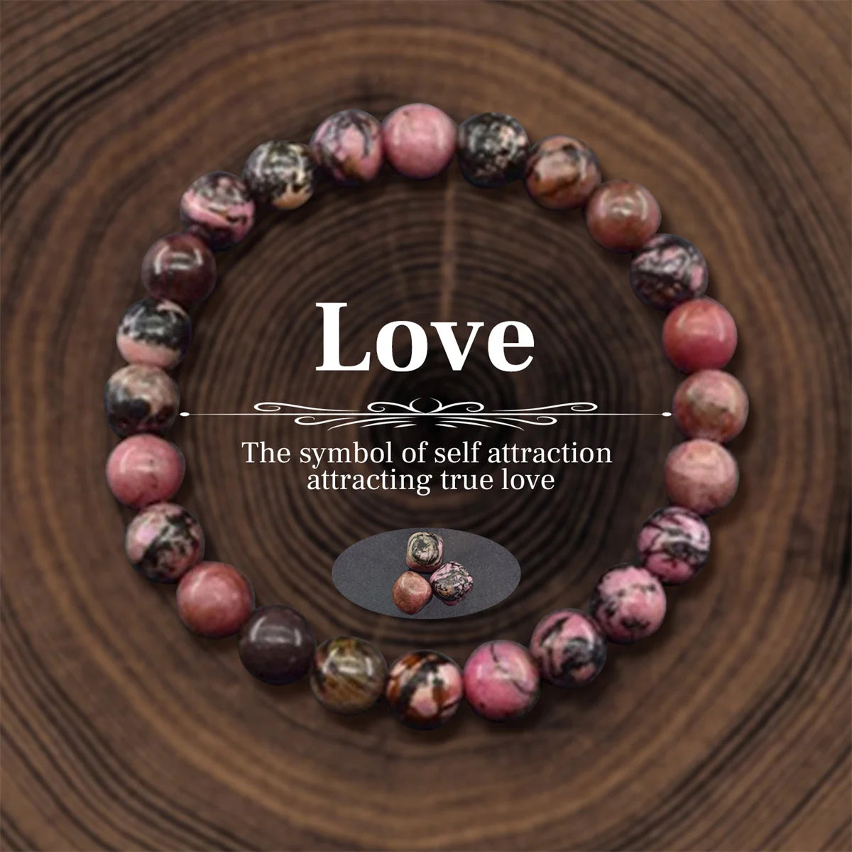 8mm Natural Stone Beaded Bracelets For Women Men Bring Wealth Love Energy Protection Crystal Beads Bracelets Meditation Jewelry